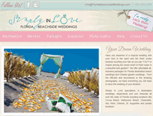 Tablet Screenshot of floridabeachsideweddings.com